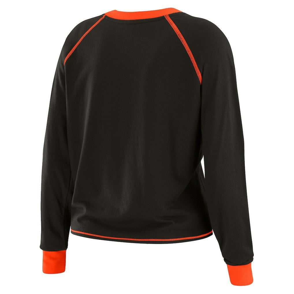 WEAR by Erin Andrews Women's Tie-Front Long Sleeve T-Shirt - Cincinnati Bengals T-shirts