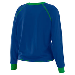 WEAR by Erin Andrews Women's Tie-Front Long Sleeve T-Shirt - Seattle Seahawks T-shirts