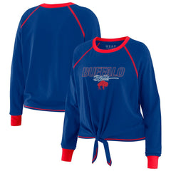 WEAR by Erin Andrews Women's Tie-Front Long Sleeve T-Shirt - Buffalo Bills T-shirts