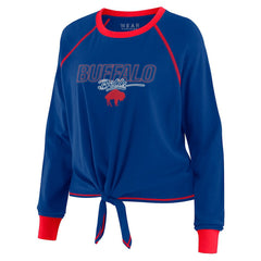 WEAR by Erin Andrews Women's Tie-Front Long Sleeve T-Shirt - Buffalo Bills T-shirts