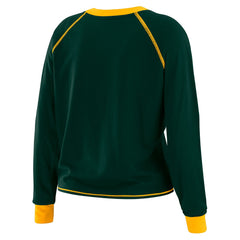 WEAR by Erin Andrews Women's Tie-Front Long Sleeve T-Shirt - Green Bay Packers T-shirts