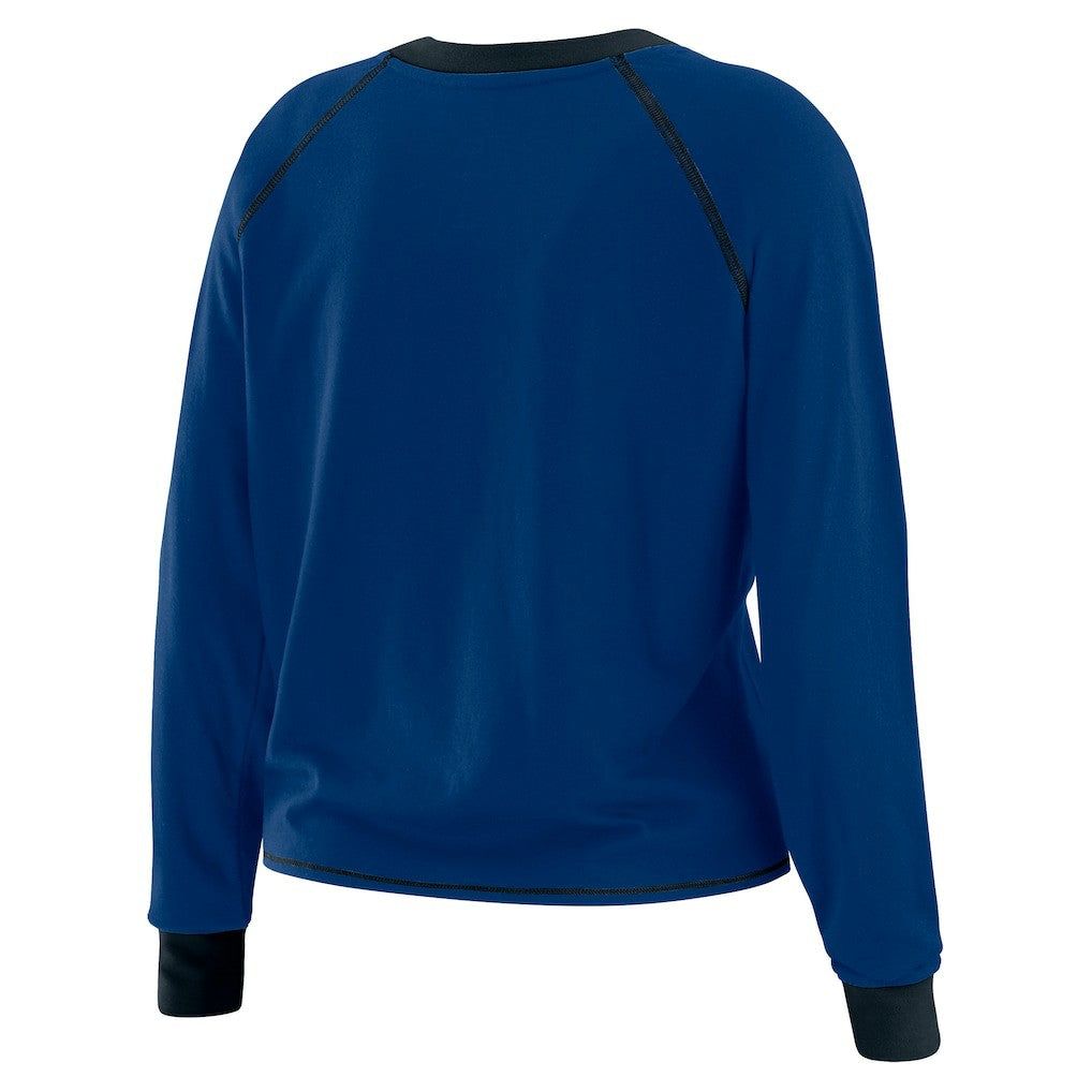 WEAR by Erin Andrews Women's Tie-Front Long Sleeve T-Shirt - Indianapolis Colts T-shirts