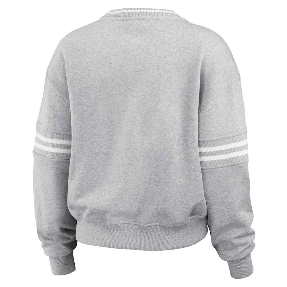 WEAR by Erin Andrews Women's Cropped Pullover Sweatshirt - Miami Dolphins Pullover