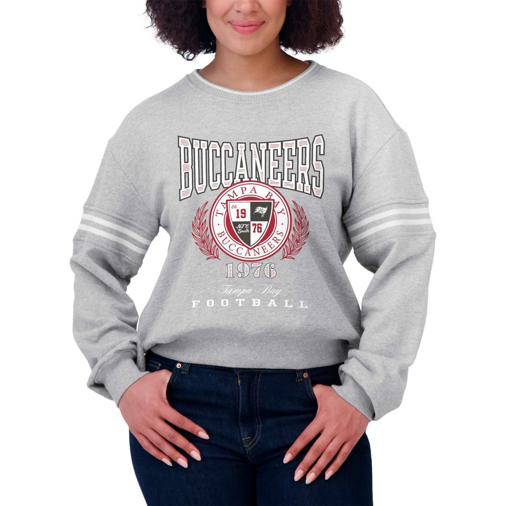 WEAR by Erin Andrews Women's Cropped Pullover Sweatshirt - Tampa Bay Buccaneers Pullover