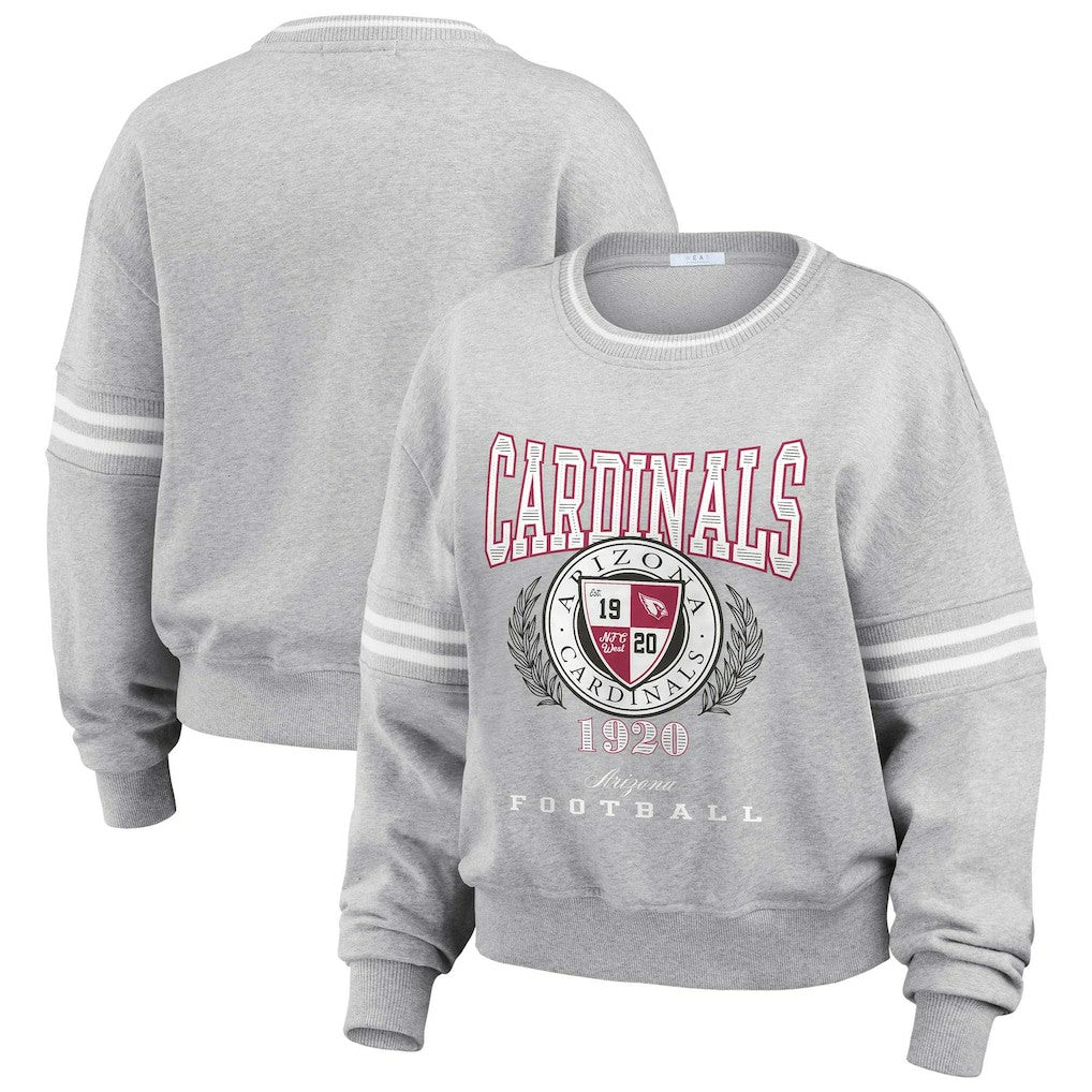 WEAR by Erin Andrews Women's Cropped Pullover Sweatshirt - Arizona Cardinals Pullover
