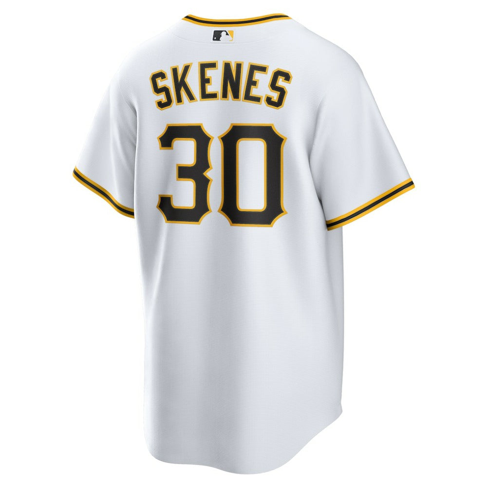 White Paul Skenes Pittsburgh Pirates Nike Home Replica Player Jersey