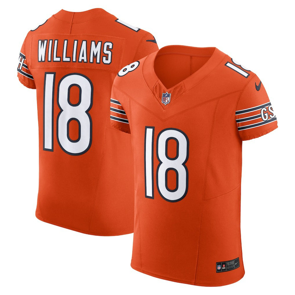 Caleb Williams  Alternate Vapor F.U.S.E. Elite Jersey - Chicago Bears Jerseys