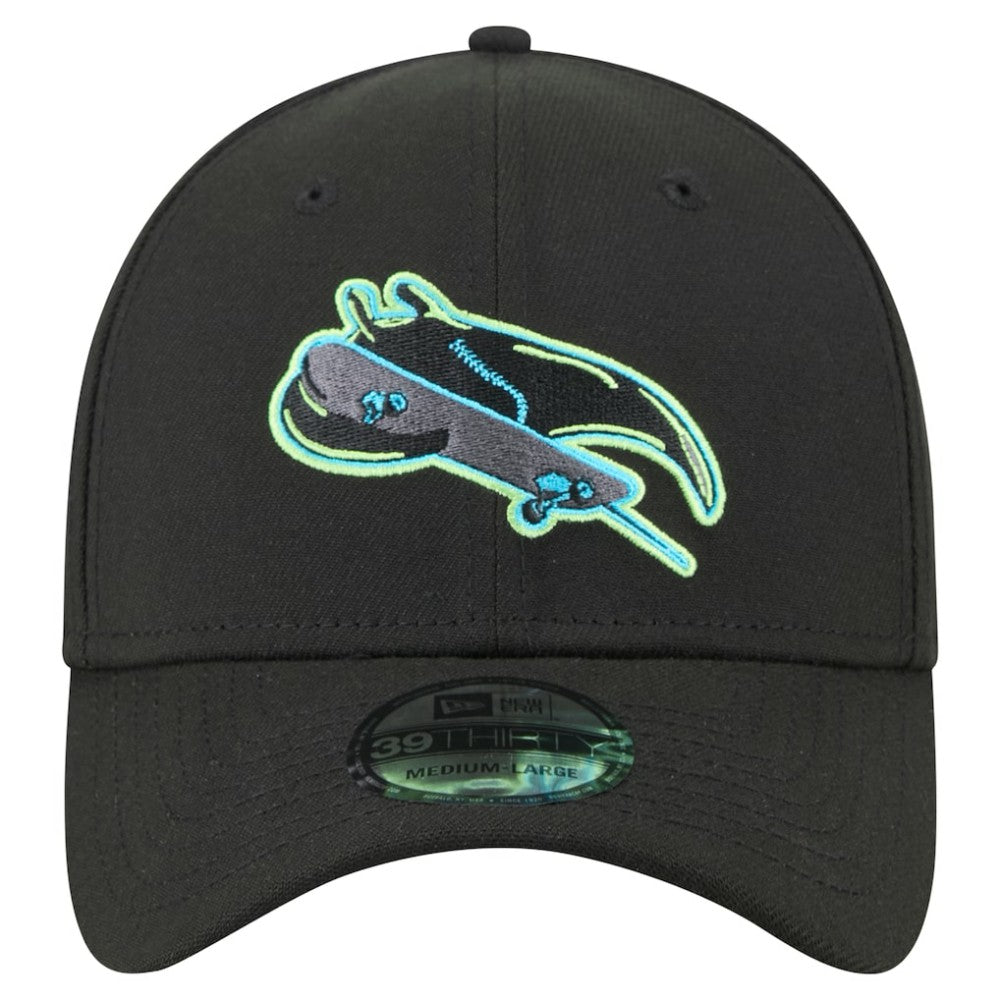 Black Tampa Bay Rays New Era City Connect 39THIRTY Flex Hat