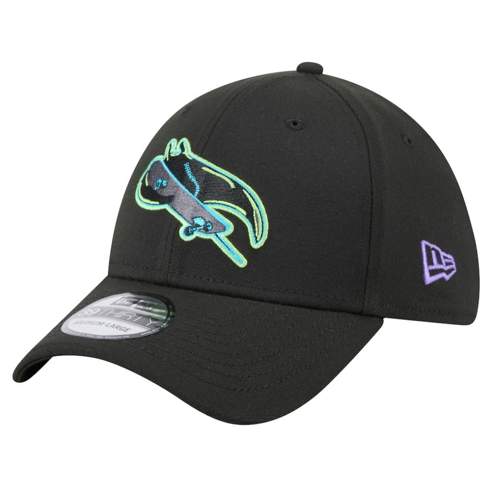 Black Tampa Bay Rays New Era City Connect 39THIRTY Flex Hat