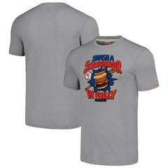 Gray Philadelphia Phillies MLB x Guy Fieri’s Flavortown Unisex Tri-Blend T-Shirt