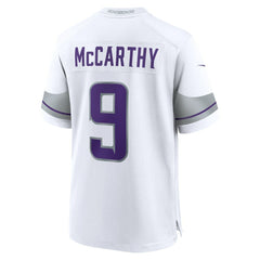 J.J. McCarthy  Youth Game Jersey - Minnesota Vikings Jerseys