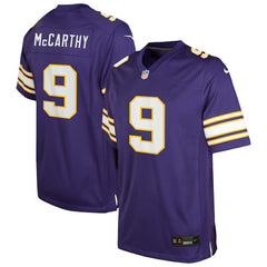 J.J. McCarthy  Youth Game Jersey - Minnesota Vikings Jerseys