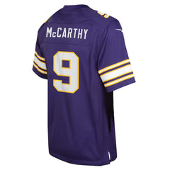 J.J. McCarthy  Youth Game Jersey - Minnesota Vikings Jerseys