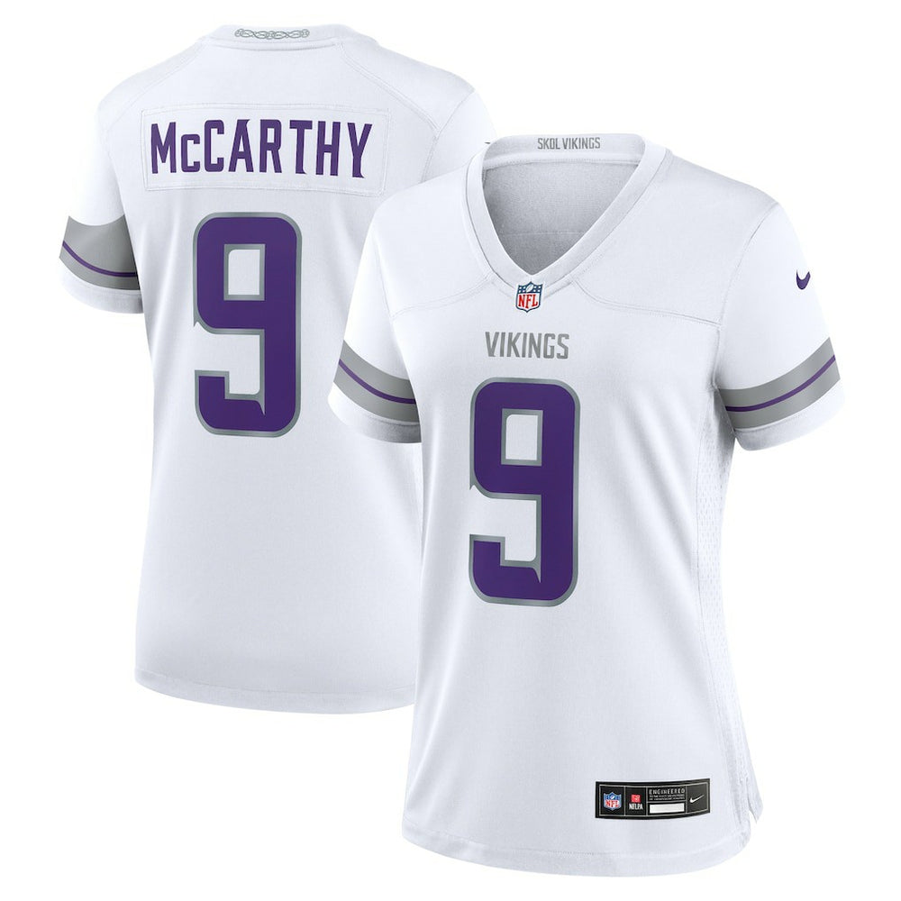 J.J. McCarthy  Women's Alternate Game Player Jersey - Minnesota Vikings Jerseys