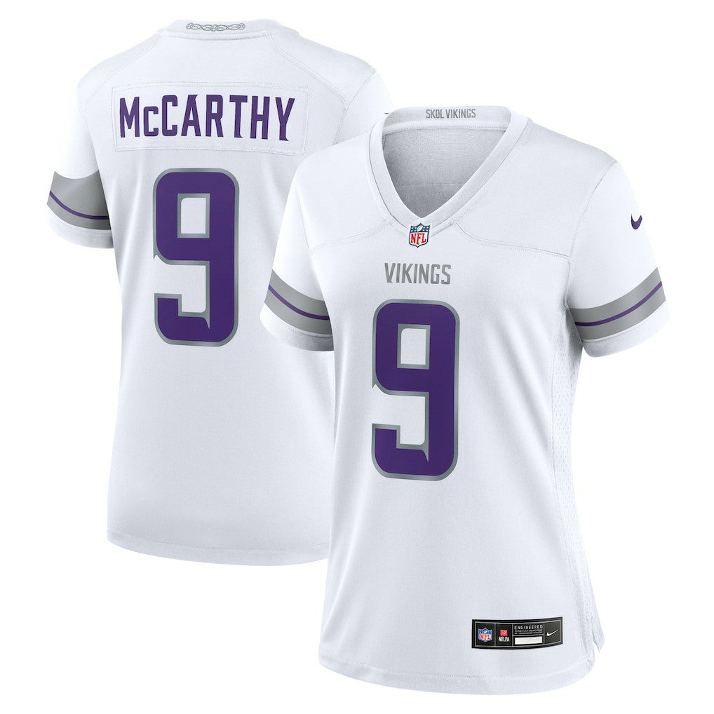J.J. McCarthy  Women's Alternate Game Player Jersey - Minnesota Vikings Jerseys