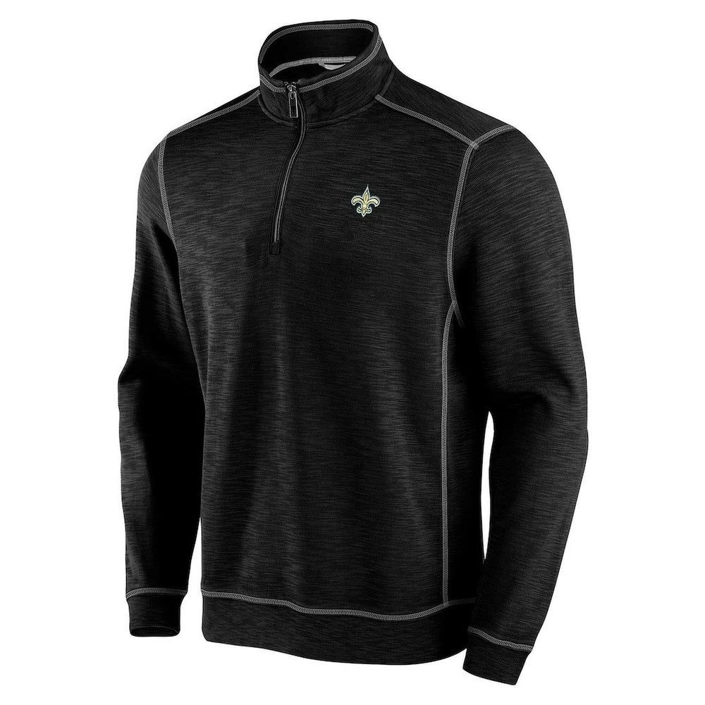 Tobago Bay Tri-Blend Half-Zip Sweatshirt - New Orleans Saints Sweatshirts