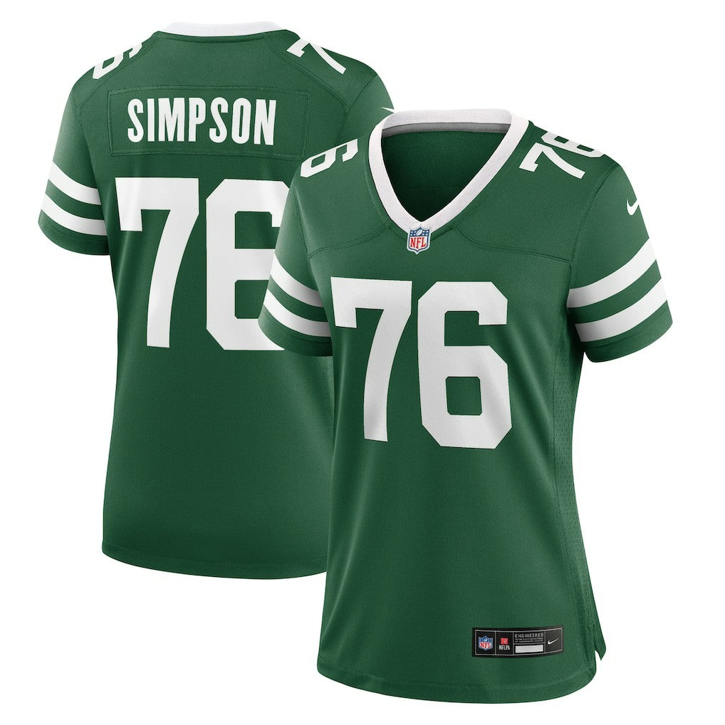 John Simpson  Women's Game Jersey - New York Jets Jerseys