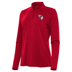 Red Cleveland Guardians Antigua Women's Reprocess Quarter-Zip Top - Red