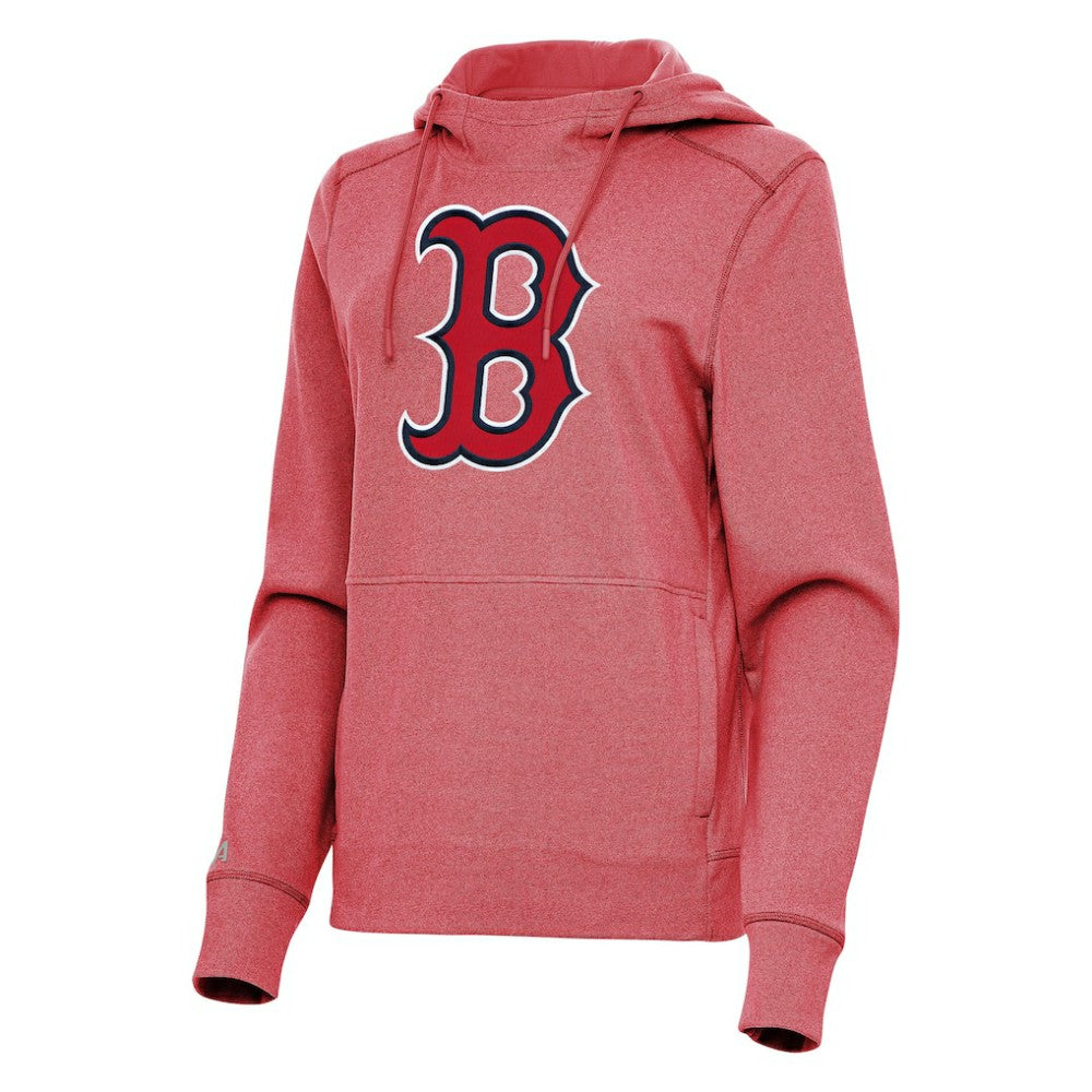 Heather Red Boston Red Sox Antigua Women's Justice Pullover Hoodie