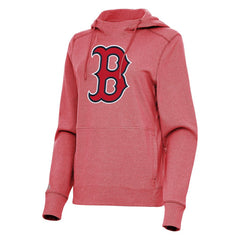 Heather Red Boston Red Sox Antigua Women's Justice Pullover Hoodie
