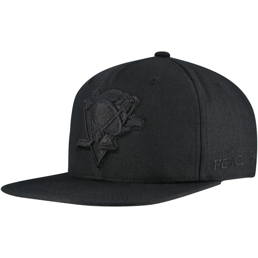 NHL Pittsburgh Penguins Mitchell & Ness Soul Strike Pearl Tonal Snapback Hat