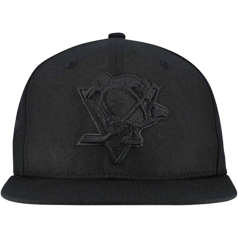 NHL Pittsburgh Penguins Mitchell & Ness Soul Strike Pearl Tonal Snapback Hat