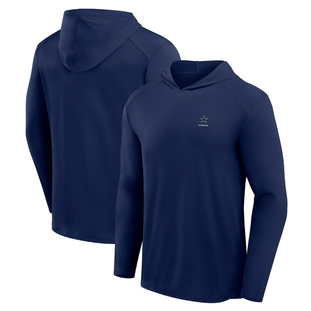 Front Office Power Mono Long Sleeve Hoodie T-Shirt - Dallas Cowboys Hoodies