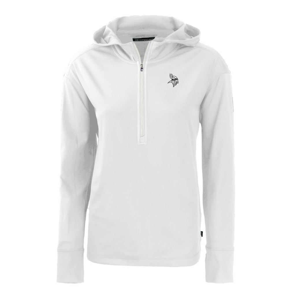 Cutter & Buck Women's Daybreak Eco Recycled Half-Zip Hoodie - Minnesota Vikings Hoodies
