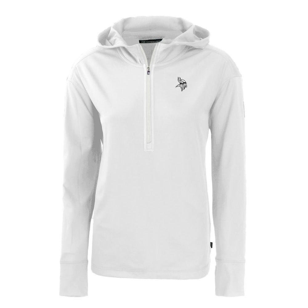 Cutter & Buck Women's Daybreak Eco Recycled Half-Zip Hoodie - Minnesota Vikings Hoodies