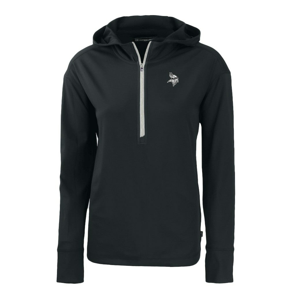 Cutter & Buck Women's Daybreak Eco Recycled Half-Zip Hoodie - Minnesota Vikings Hoodies