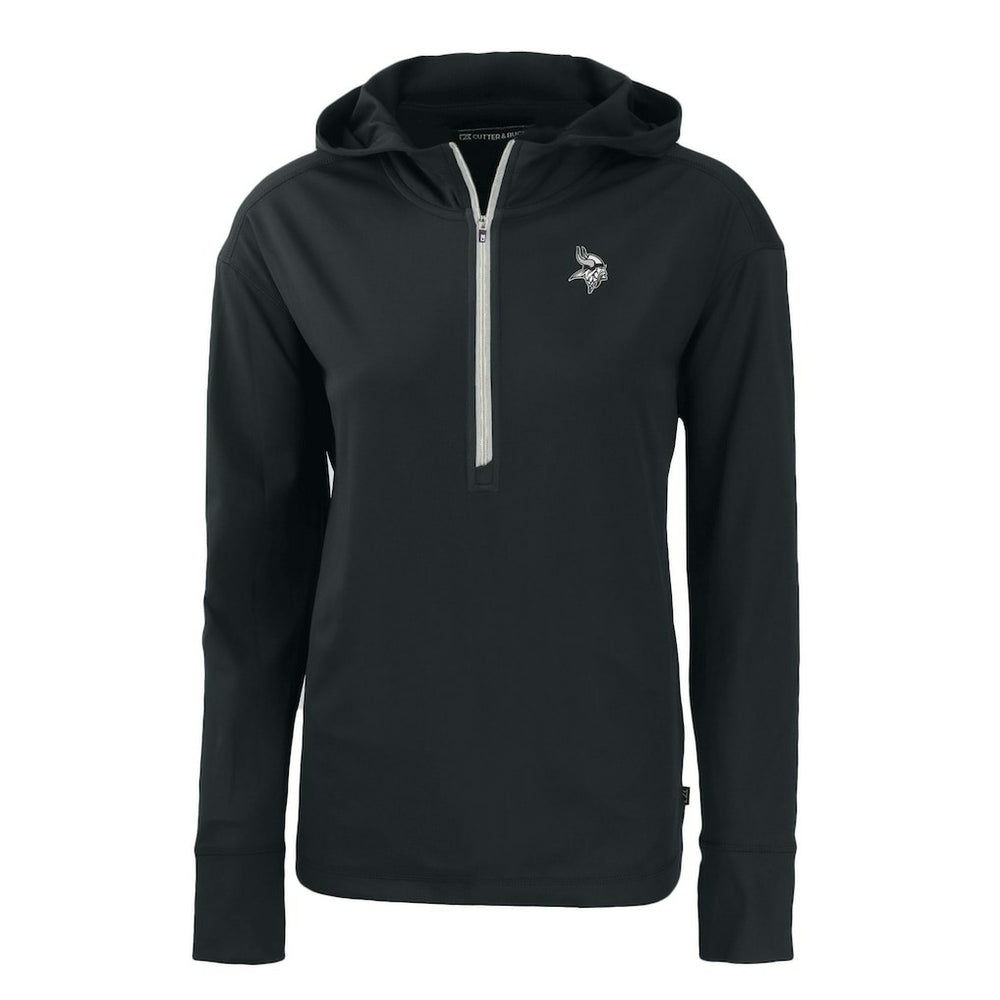 Cutter & Buck Women's Daybreak Eco Recycled Half-Zip Hoodie - Minnesota Vikings Hoodies