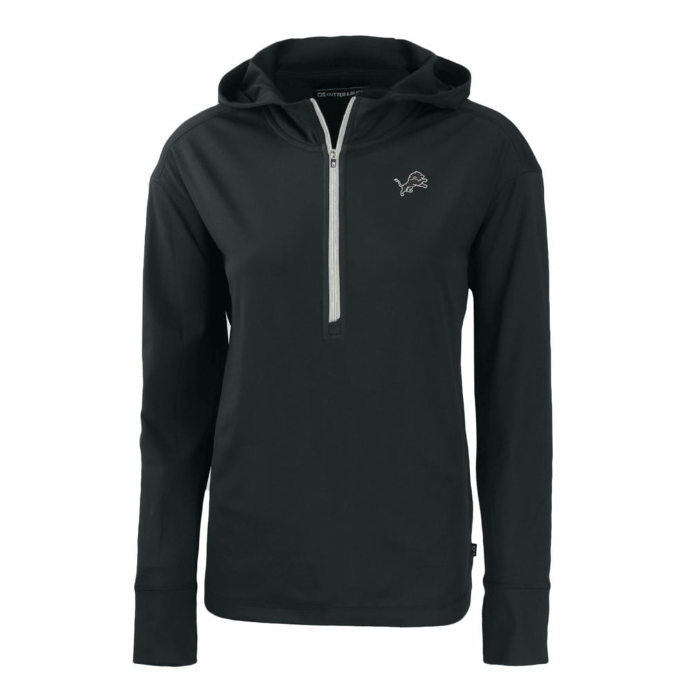 Cutter & Buck Women's Daybreak Eco Recycled Half-Zip Hoodie - Detroit Lions Hoodies