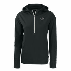 Cutter & Buck Women's Daybreak Eco Recycled Half-Zip Hoodie - Detroit Lions Hoodies