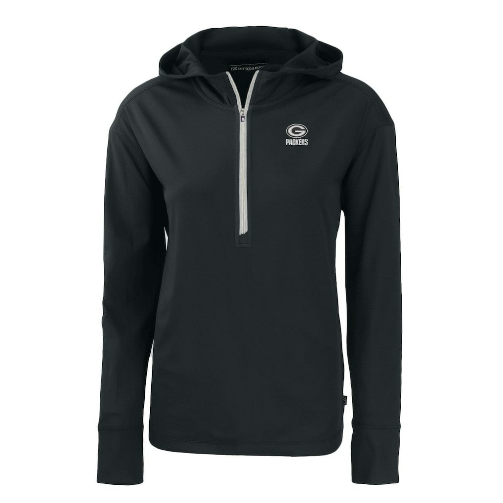Cutter & Buck Women's Daybreak Eco Recycled Half-Zip Hoodie - Green Bay Packers Hoodies