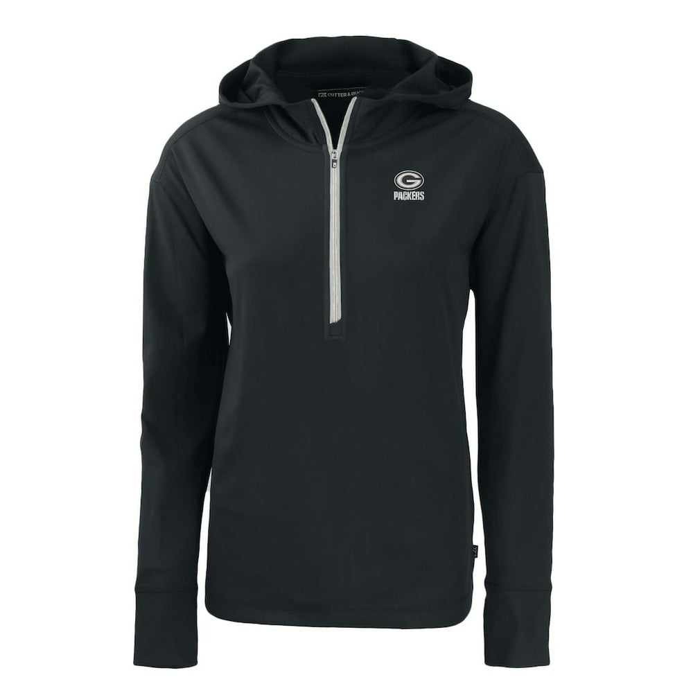 Cutter & Buck Women's Daybreak Eco Recycled Half-Zip Hoodie - Green Bay Packers Hoodies