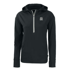 Cutter & Buck Women's Daybreak Eco Recycled Half-Zip Hoodie - Green Bay Packers Hoodies