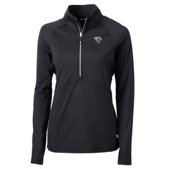 Cutter & Buck Women's Adapt Eco Knit Stretch Recycled Half-Zip Pullover Top - Jacksonville Jaguars Pullover
