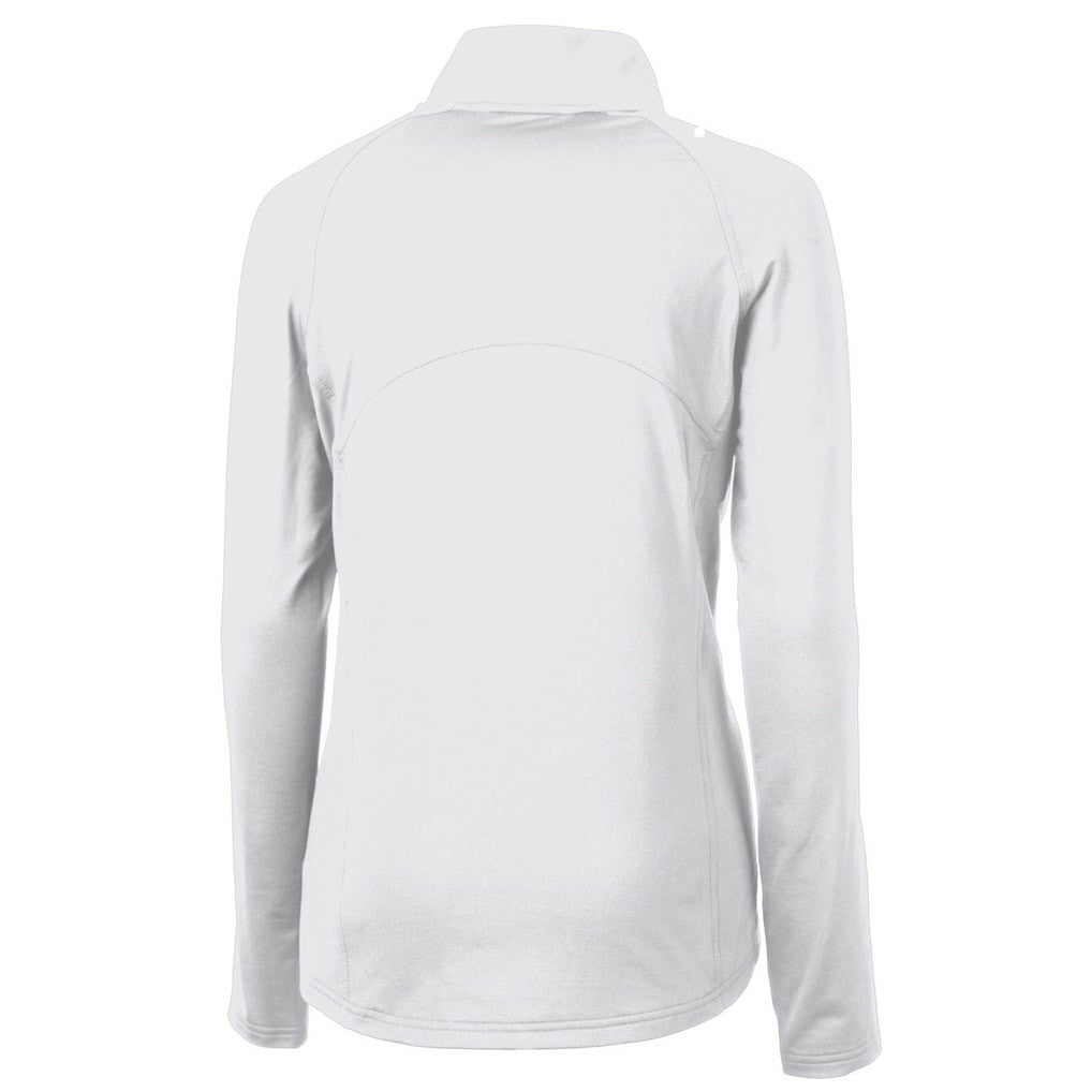 Cutter & Buck Women's Adapt Eco Knit Stretch Recycled Raglan Half-Zip Top - Jacksonville Jaguars Tops