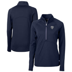 Cutter & Buck Women's Adapt Eco Knit Stretch Recycled Half-Zip Pullover Top - Chicago Bears Pullover