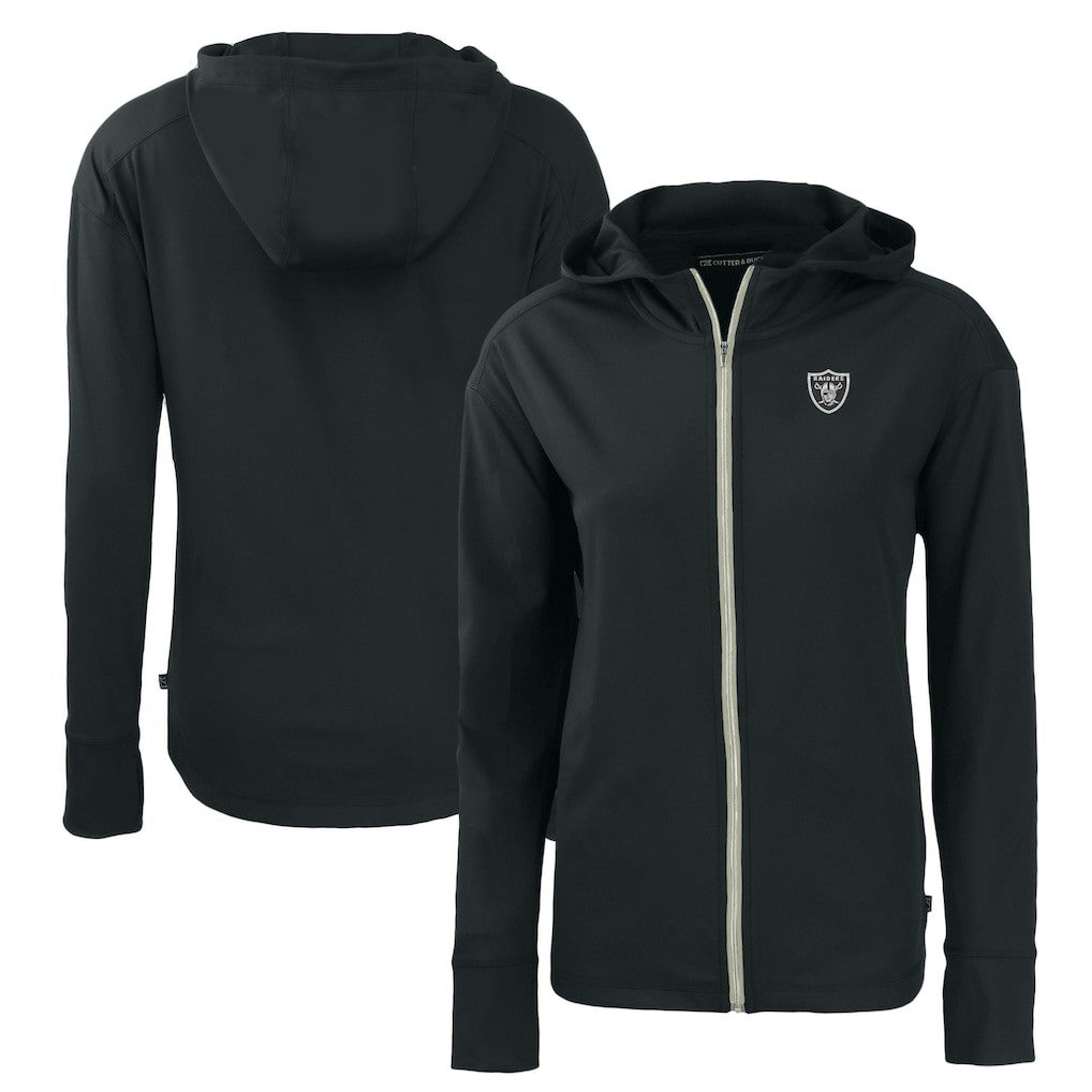 Cutter & Buck Women's Daybreak Eco Recycled Full-Zip Hoodie - Las Vegas Raiders Hoodies