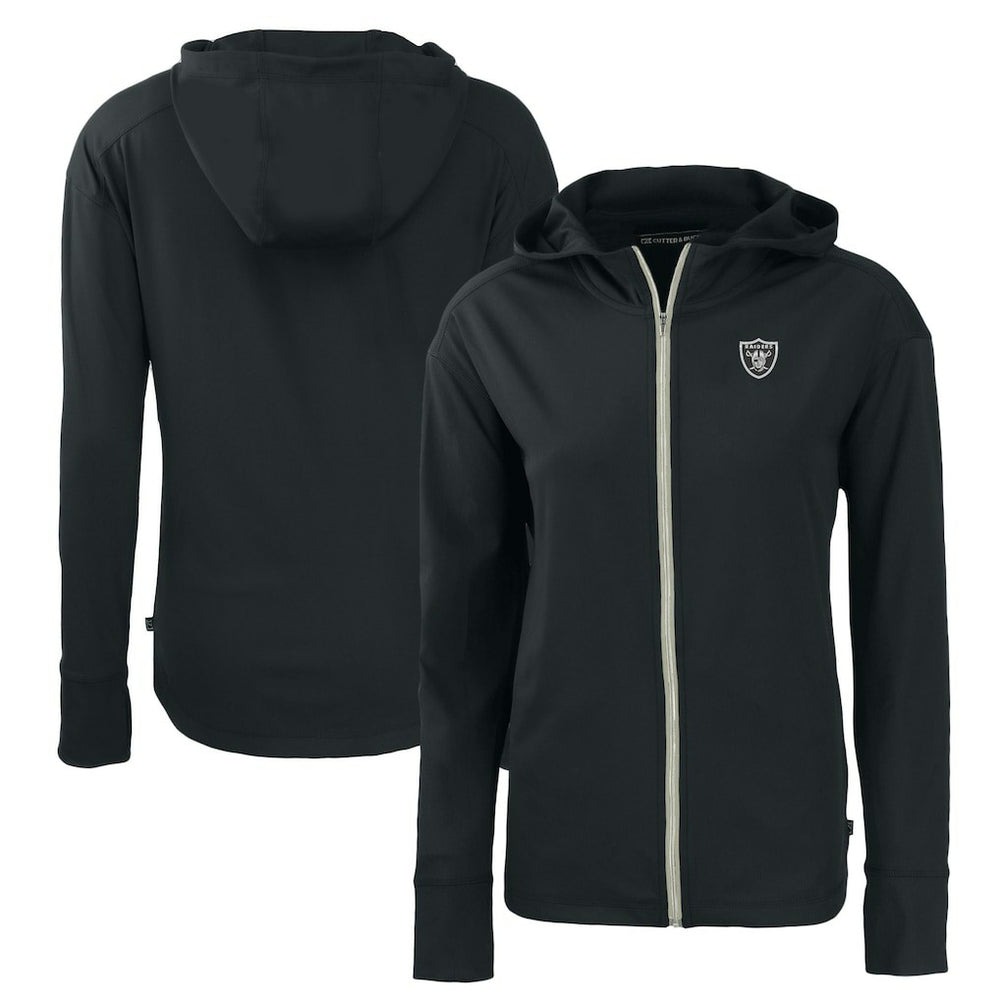 Cutter & Buck Women's Daybreak Eco Recycled Full-Zip Hoodie - Las Vegas Raiders Hoodies