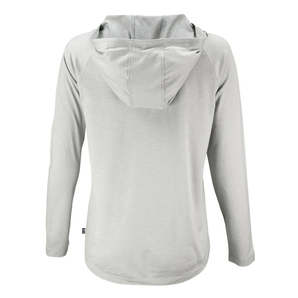 Cutter & Buck Women's Coastline Epic Comfort Eco Recycled Long Sleeve Hoodie T-Shirt - Buffalo Bills Hoodies