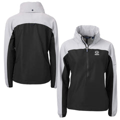 Cutter & Buck Women's Charter Eco Recycled Half-Zip Hoodie Anorak Jacket - Green Bay Packers Hoodies