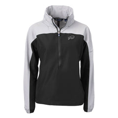 Cutter & Buck Women's Charter Eco Recycled Half-Zip Hoodie Anorak Jacket - Buffalo Bills Hoodies