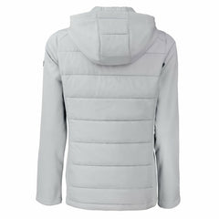 Cutter & Buck Women's Evoke Hybrid Eco Softshell Recycled Full-Zip Hoodie Jacket - Carolina Panthers Hoodies