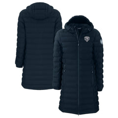 Cutter & Buck Women's Mission Ridge Repreve Eco Insulated Full-Zip Hoodie Long Puffer Jacket - Chicago Bears Hoodies