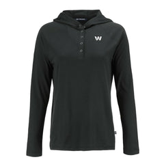 Cutter & Buck Women's Coastline Epic Comfort Eco Recycled Long Sleeve Hoodie T-Shirt - Washington Commanders Hoodies