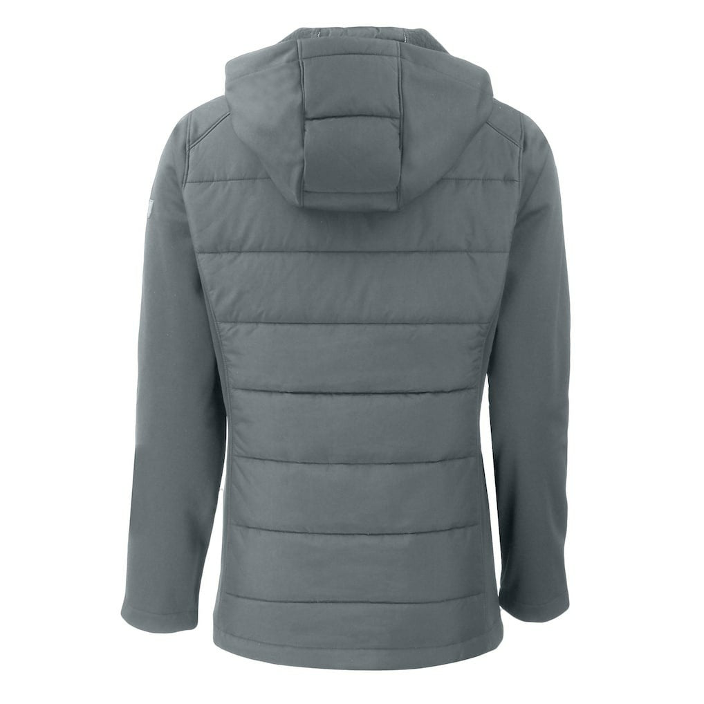 Cutter & Buck Women's Evoke Hybrid Eco Softshell Recycled Full-Zip Hoodie Jacket - New York Giants Hoodies