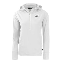 Cutter & Buck Women's Daybreak Eco Recycled Half-Zip Hoodie - Seattle Seahawks Hoodies