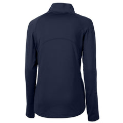 Cutter & Buck Women's Adapt Eco Knit Stretch Recycled Raglan Half-Zip Top - Seattle Seahawks Tops